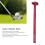 Portable Foldable Canvas Golf Putter Bag 11 x 90cm Red 4