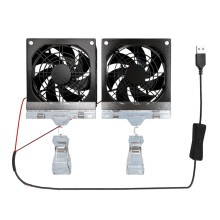 Ventilateur de refroidissement alimenté par-Deux ventilateurs