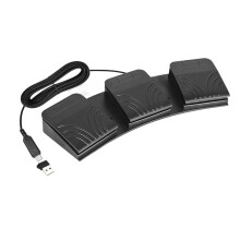 Pédale triple USB avec fonction-Interrupteur photoélectrique