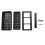 Large Capacity Under Sink Organizer with Slide-Out Baskets, Black 3