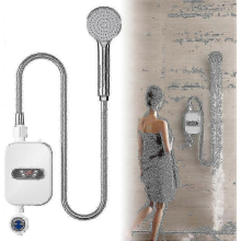 2025 SJJYV Electric Instant Hot Water Heater Electric Tankless Shower Hot Water Faucet, Shower Instantaneous Water Heater With Lcd DisplayEU version