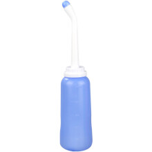 Manual Bidet for Travel Bidet Use, Portable Bidet Bottle with Dual Nozzle and Dust Cover, Personal Hygiene Care Device for Outdoor and Home Settings,