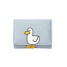 Wallet For Women, Portable Design Trifold Wallet with RFID Shielding Synthetic Leather Cute Cartoon Design, Multiple Card Slots Compact Lightweight