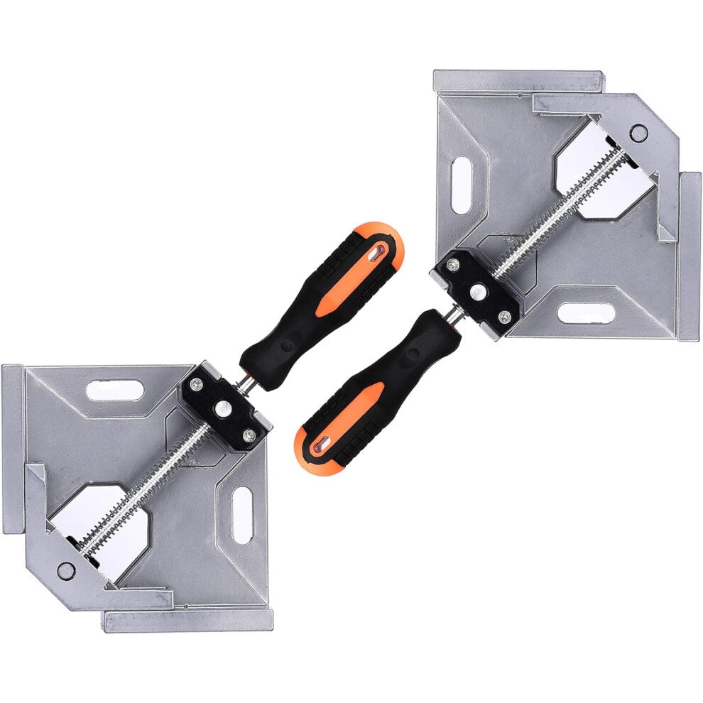 Craftsman's Corner Clamp, Multi-Purpose Woodworking Tools With Adjustable Swing Jaw, Aluminum Alloy Frame Clamps For Unmatched Durability, Ergonomic 9340258620751
