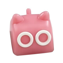 Capuchons de touches en forme de chaton, en résine durable,-Rose