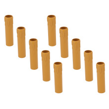 10pcs 4 Inch Yellow ABS Candle Cover Sleeves for E14 Chandeliers