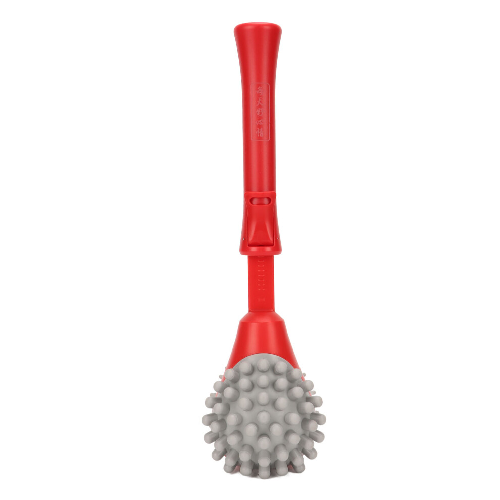 Portable Massage Stick with Retractable Design for Various Occasions Featuring Two Massage Heads and Rubberized Surface Reusable and Sturdy Structure