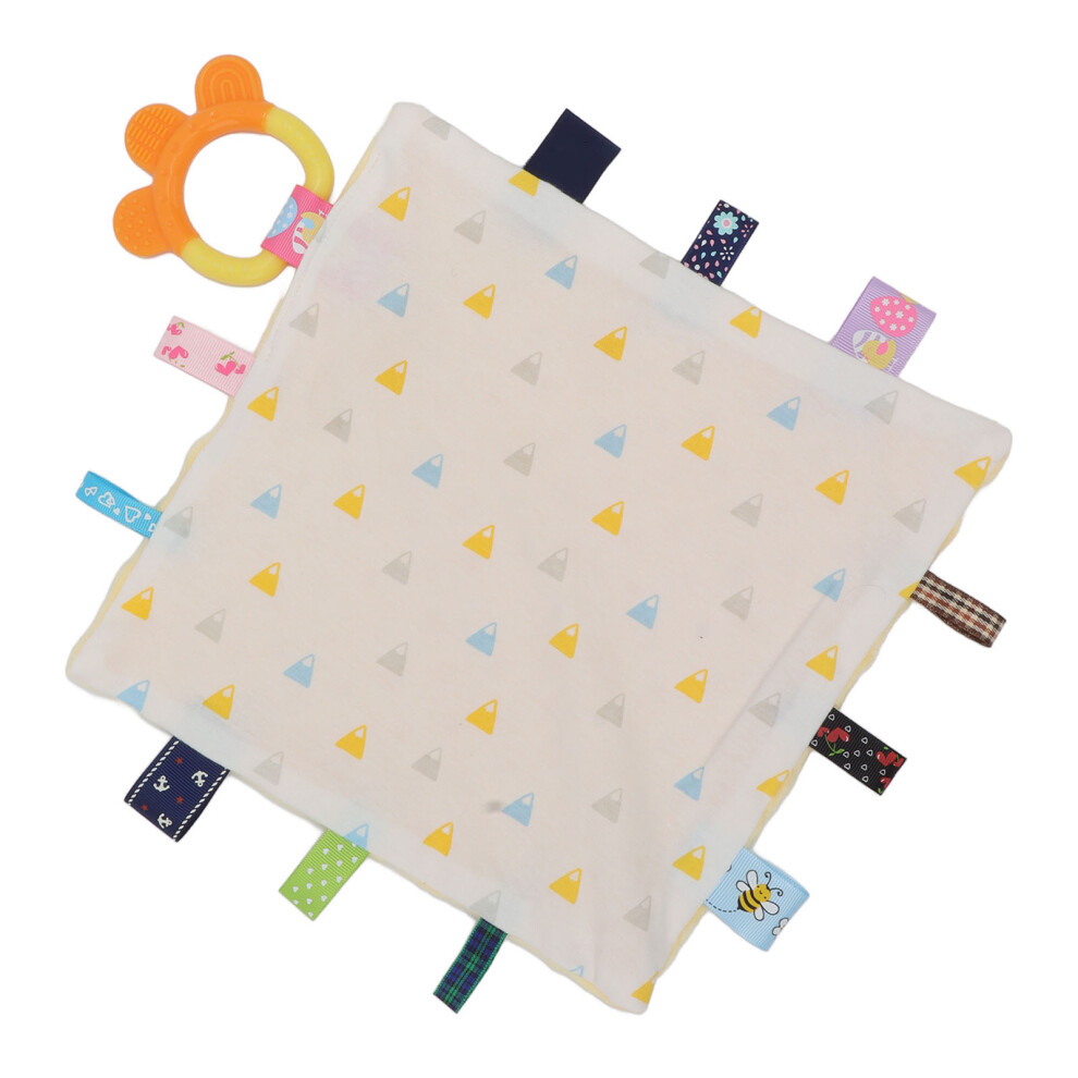 Baby Snuggle Blanket 25x25cm Soothing Plush Sensory Toy for Infants