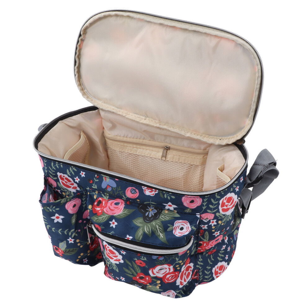 Large Nylon Travel Mommy Bag – Multi-Functional, 30x19x15cm, Hanging Outdoor Organiser
