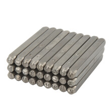 High Carbon Steel 27 Pcs Letter Punch Set 3mm for Jewelry & Leather Crafting