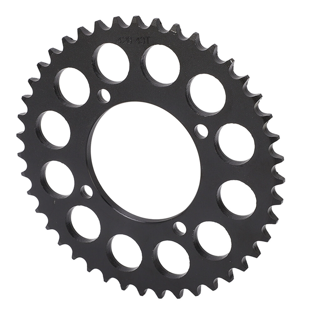 428 43T Steel Motorcycle Rear Sprocket Wear-Resistant, Corrosion-Free For Diy Kart 4351372154218