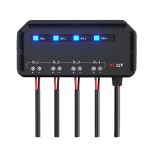Bloc de Fusibles 12 V, Kit Universel de Fusibles et Relais de Bloc de Fusibles pour Moto 20 A, Bloc de Jonction de BoîTe à Fusibles de Batterie