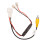 2Pcs 4 Pin Car Reverse Camera Retention Wiring Harness Cable Plug Adapter Connector Fit for 4