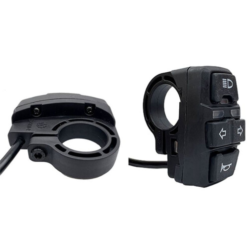 Bicycle Lithium Battery Modification Accessories DK336 Three-In-One  36V48V Horn Headlight Turn 1