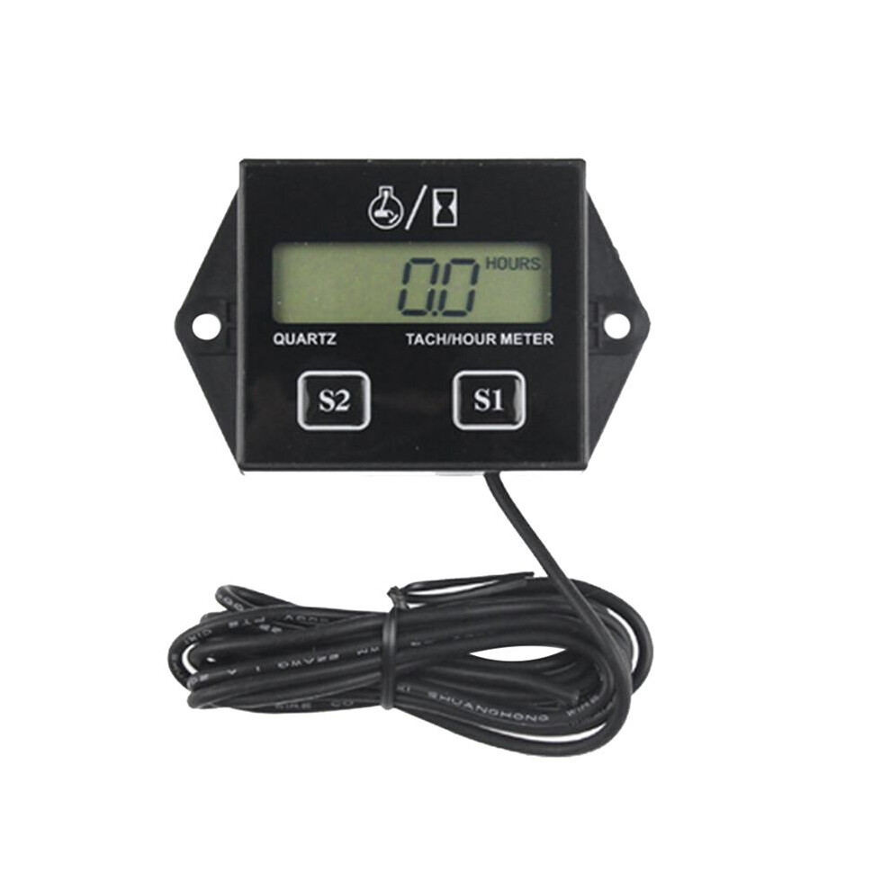 Engine Digital Display Tach Hour Meter Gauge Inductive Speedometer Car Stroke Tachometer Motorcycle Lawn Mower 6034256896104