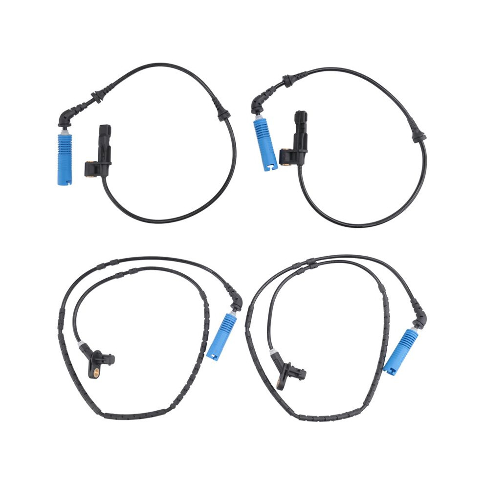 4Pcs Front+Rear Car Wheel Speed Sensor For E46 316 318 320 330 Z4 E85 E86 34526752681 34526752682 34526752683 4711118616620