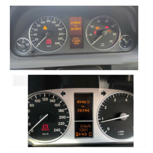 Car Instrument Cluster LCD Display for   A B Class W169 W245 2004-2012 Speedometer Dashboard Screen 2