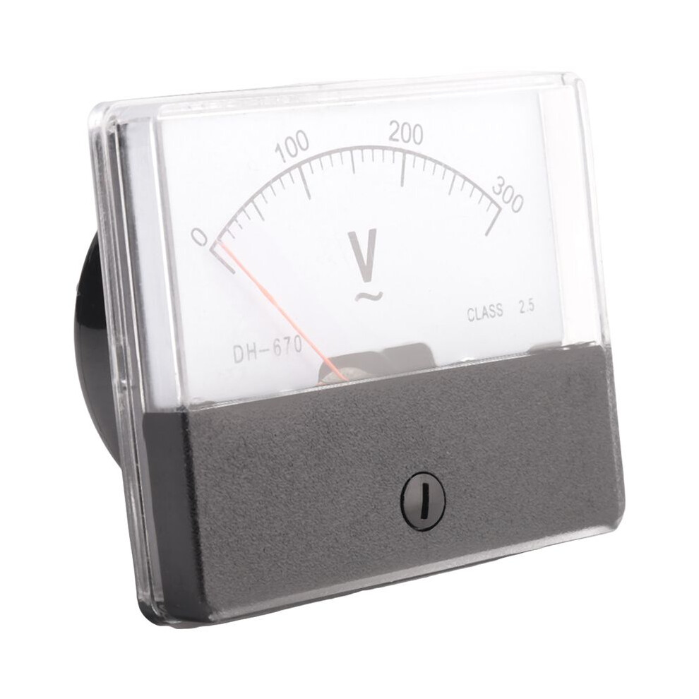 Rectangle Ac 0-300V Gauge Analog Voltage Panel Meter Voltmeter Dh670 6033976550129