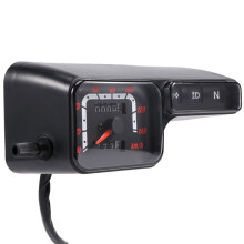 Motorrad LCD Digital Tachometer Drehzahlmesser KilometerzäHler für XR250 CRM250 BAJA250
