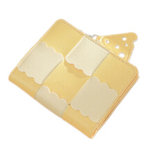 Multi Slot PU Purse for Girl Women Clutch Bag Coin Purse-Yellow