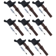 1Lot DG521 Ignition Coils+ HJFS24FP for Expedition Explorer Mercury 5.4L