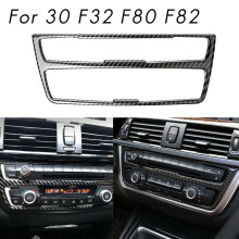 Innen Konsolen Aus Kohle Faser Innen- / CD Panel Dekoration Rahmen für 3 4 Series F30 F32 F34 2013 -2019