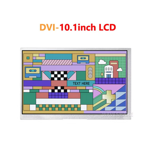 For Raspberry Pi  7inch DVI LCD Module Display Module Screen Resolution IPS 1024x600 Pixel 2