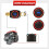 300A Side Post Battery Disconnect  12V Negative /Off LED Voltage Display Car Battery Cut Off 4