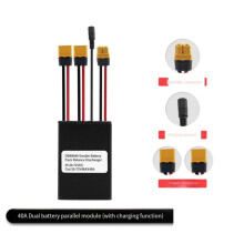 Doppelbatterie-Entladekonverter für Elektrofahrräder, 20 V-72 V, 40 A, E-Bike-Motor, Doppelbatterie-Parallelmoduladapter