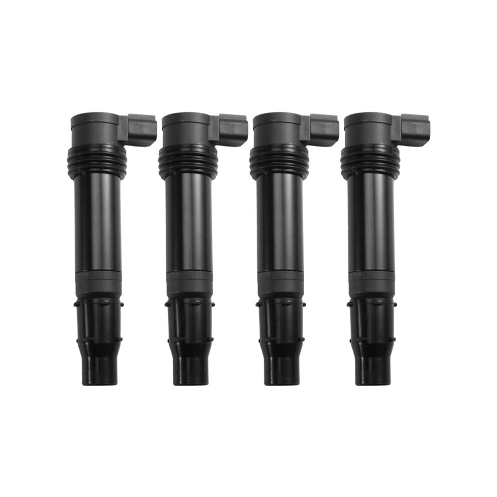 4Pcs Motorcycle Ignition Coil Stick Fit Ignition Coil For Zx636 Zx6r Zxr9f Zx R9f 636 05-16 F6t570 6033274625574