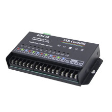 DIY Autonoom Programmeren Controller 12Way Programmeerbare USB DIY LED RGB Controller voor 3528 5050 Strip Module