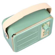 Vintage grüner Mini Bluetooth-Lautsprecher Tragbarer Autosubwoofer ABS 500mAh