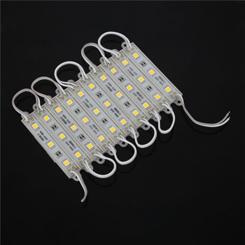 60Pcs 5050 SMD 3 LED Module LED Strip String Light Waterproof  12V Warm White 1