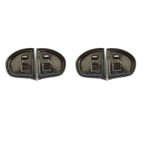 4Pcs Exterior Mirror Gasket Rubber Seals Left & Right for   E Class W211 2002-2009 C Class W203 2000-2006