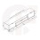 TV Unit 200cm Goldline Gloss - Glossy Black 7