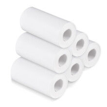 Thermopapierrolle 56 mm für Etikettendrucker, Kinderkamera, Packung zu 6
