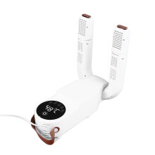White Extendable Portable Boot Dryer with Touch Timer & Deodorizer 220V UK Plug