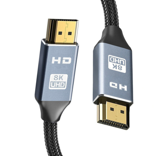 Next Generation HDMI Cable 2.1 With Balanced Cable Structure And Audio Return Functionality For Seamless 8K@60Hz And 4K@120Hz Streaming Or Gaming 1