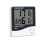 Mini Digital Thermo-Hygrometer Clock Indoor Room, 9.2x8.4x2cm 4