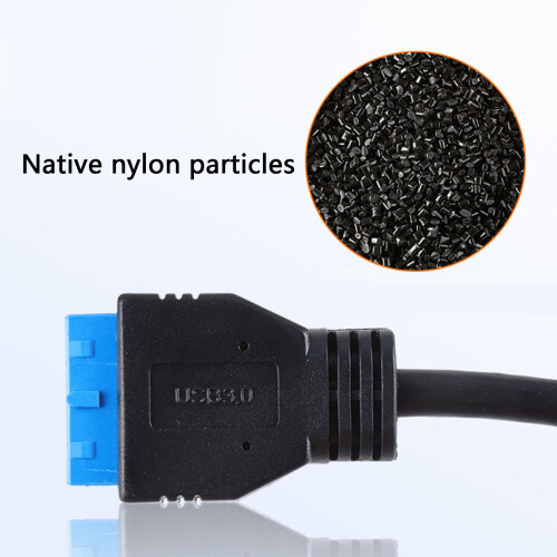 USB3.0 19Pin 1 naar 2 Header Verlengdraad USB HUB met 1