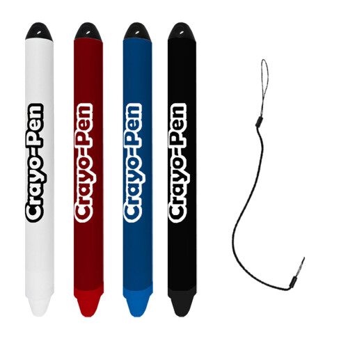 Childrens Silicone Touch Pen With Triangular Body Anti-Black 1