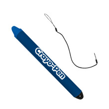 Kids Drawing Pen With Bendable Silicone Tip with Anti Lost-Blue