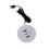 3-poorts USB-bureaugat Rond desktoplaadstation USB Type C-Wit 1