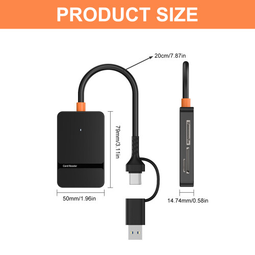 Multiple Function Card Adapters OTG Support for Smartphones 2