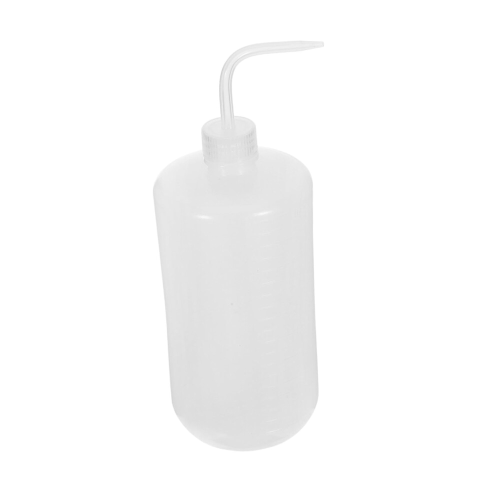 Curved Mouth Squeeze Bottle for Tattoo Artists Plant Watering and Lab Cleaning Ergonomic Design for Easy Handling and Precision Use