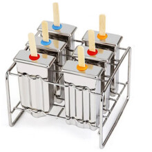Ice Lolly Maker Moulds, Durable Material, Fast Freeze Mold Design, Bpa Free, Easy Clean, Removable and Refillable for Summer Bliss (Sustainable Use)