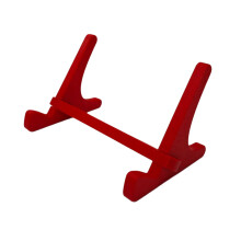 Verstelbare mechanische toetsenborden Displaystandaard-Rood