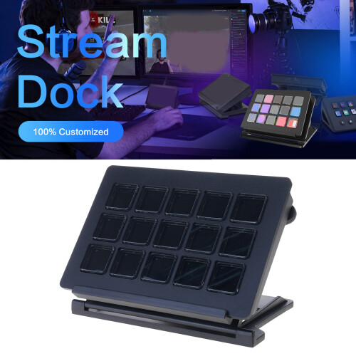 Aanpasbaar LCD-toetsenbord voor streamingcontroller voor 1
