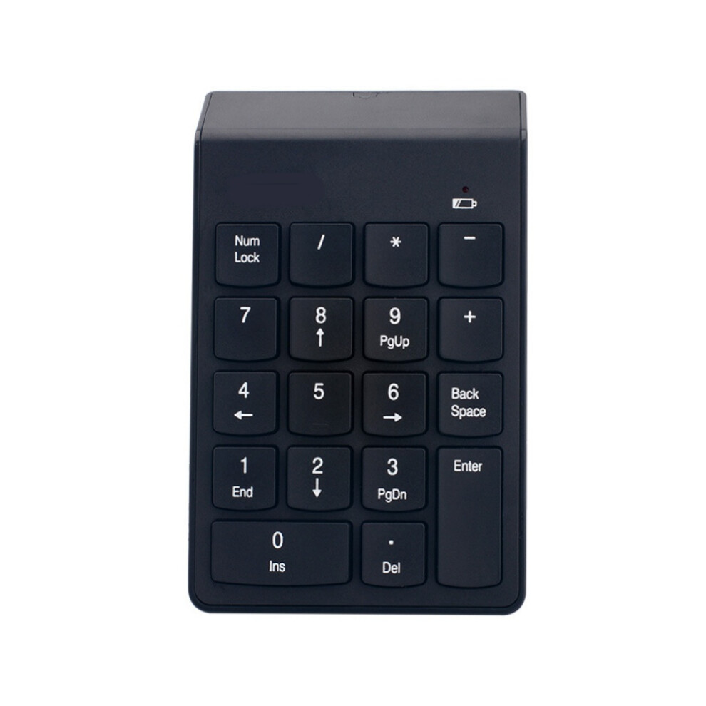 Quiet And Comfortable Wireless Number Pad, Plug & Play Setup For Instant Connectivity, High Compatibility With Multiple Devices, Supports Numlock And 9433291873496