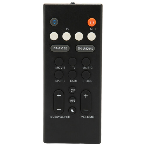 High Fidelity Bluetooth Soundbar System Replacement Remote, Original Remote Control Functions Ergonomic Design Lightweight Full Functionality Compatib